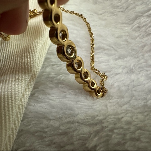 ★SOLD ON DEPOP★ Kate Spade Full Circle Gold Rhinestone Slider Bolo Bracelet - Picture 5 of 8